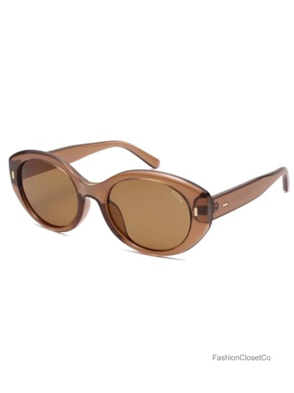 Oval Retro Polarized Sunglasses UV400 Protection for Women Driving